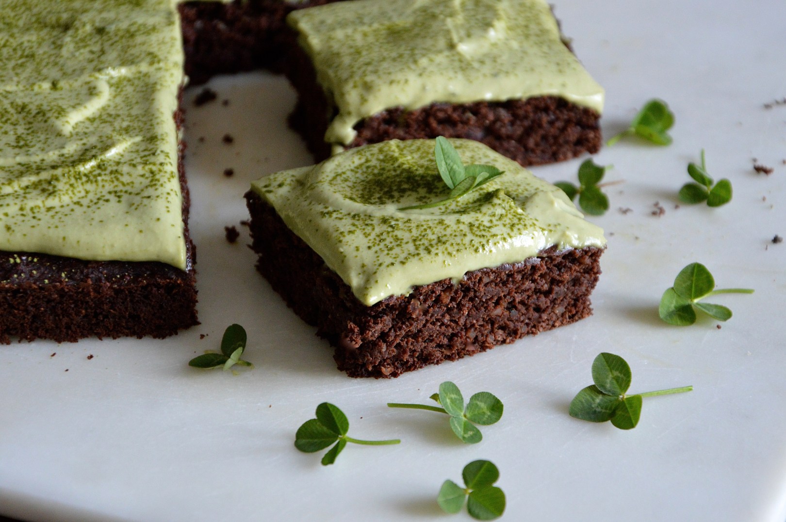 Saint Patrick's chocolate cake