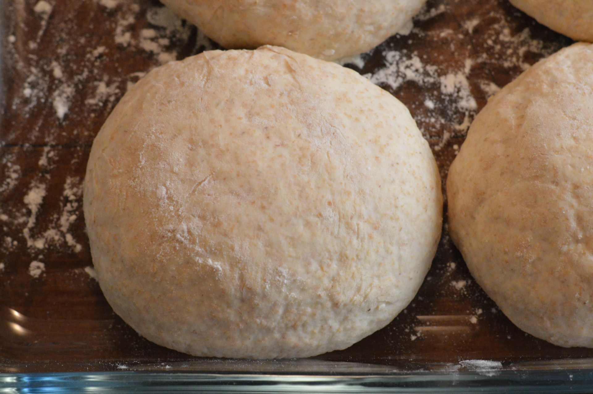 Whole wheat pizza dough