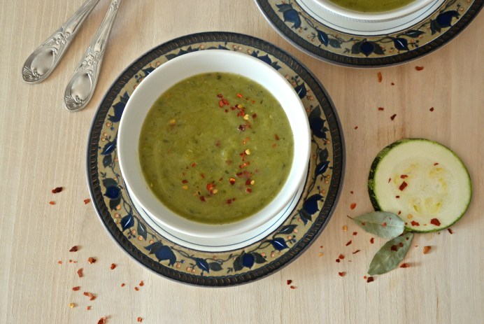 Creamy zucchini soup