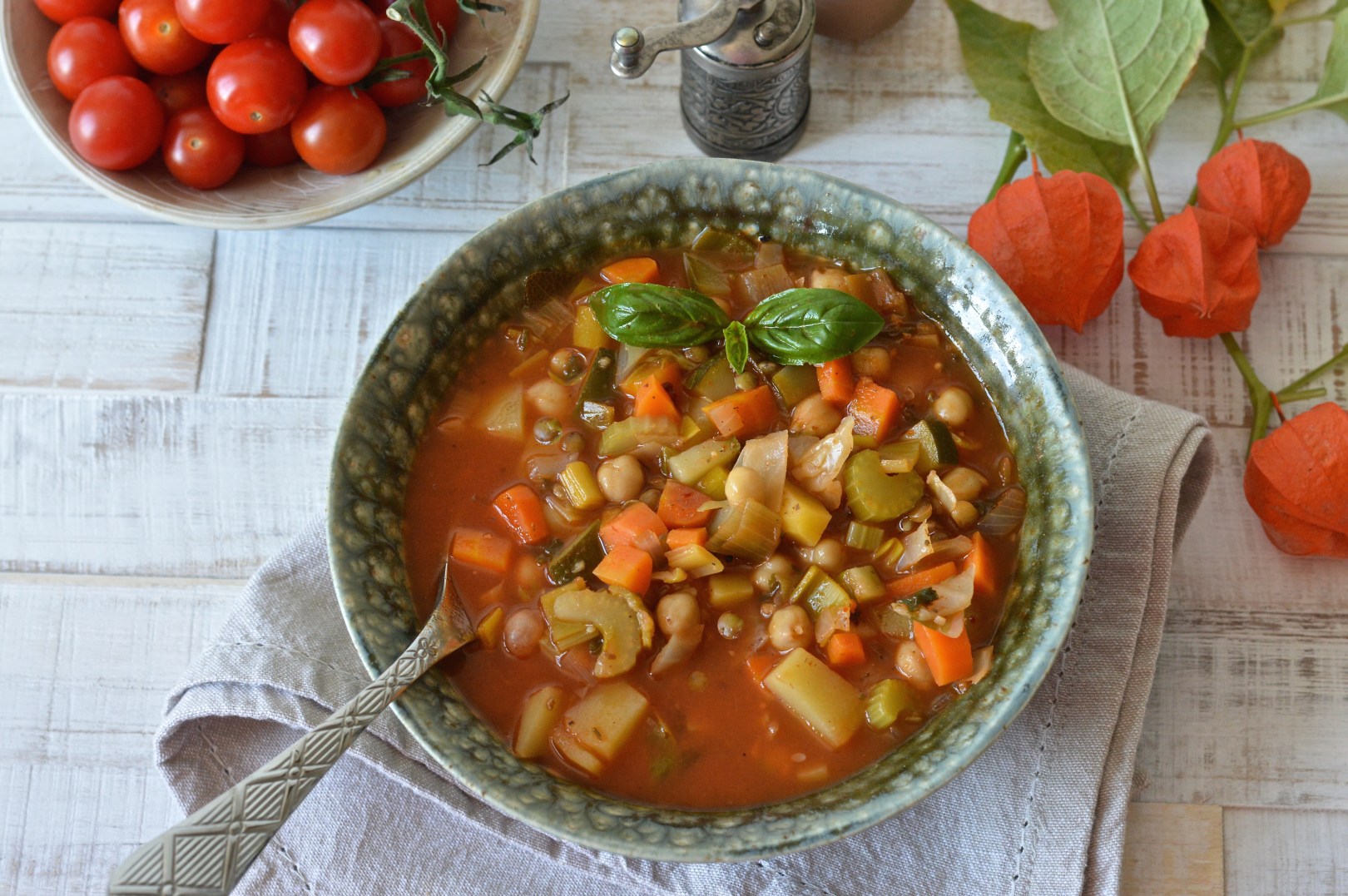 Autumn vegetable soup