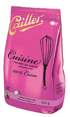 Bag of 100% cacao powder