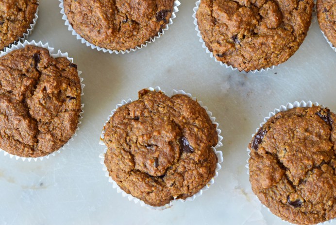 Pumpkin chocolate muffins