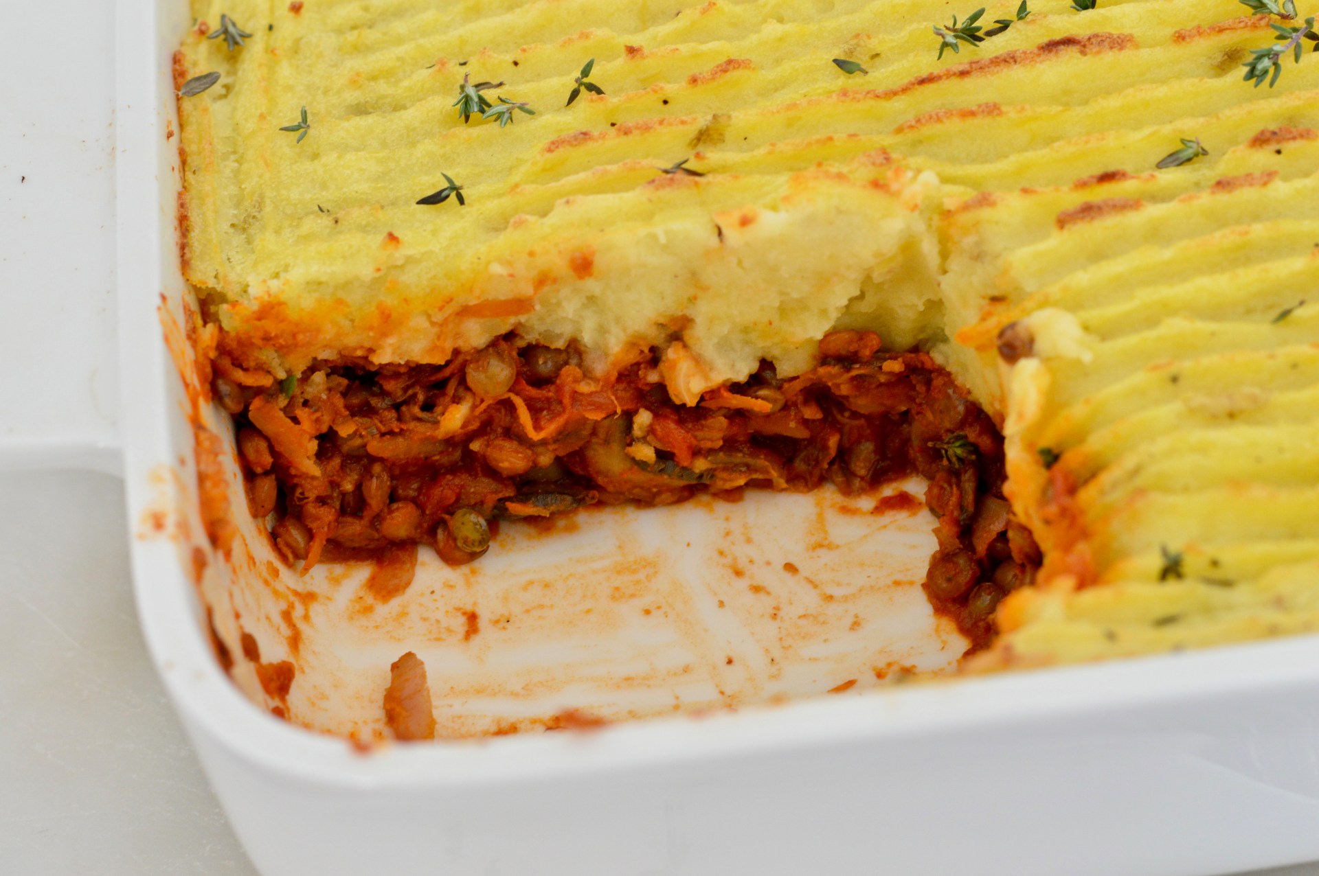 Vegan shepherd's pie
