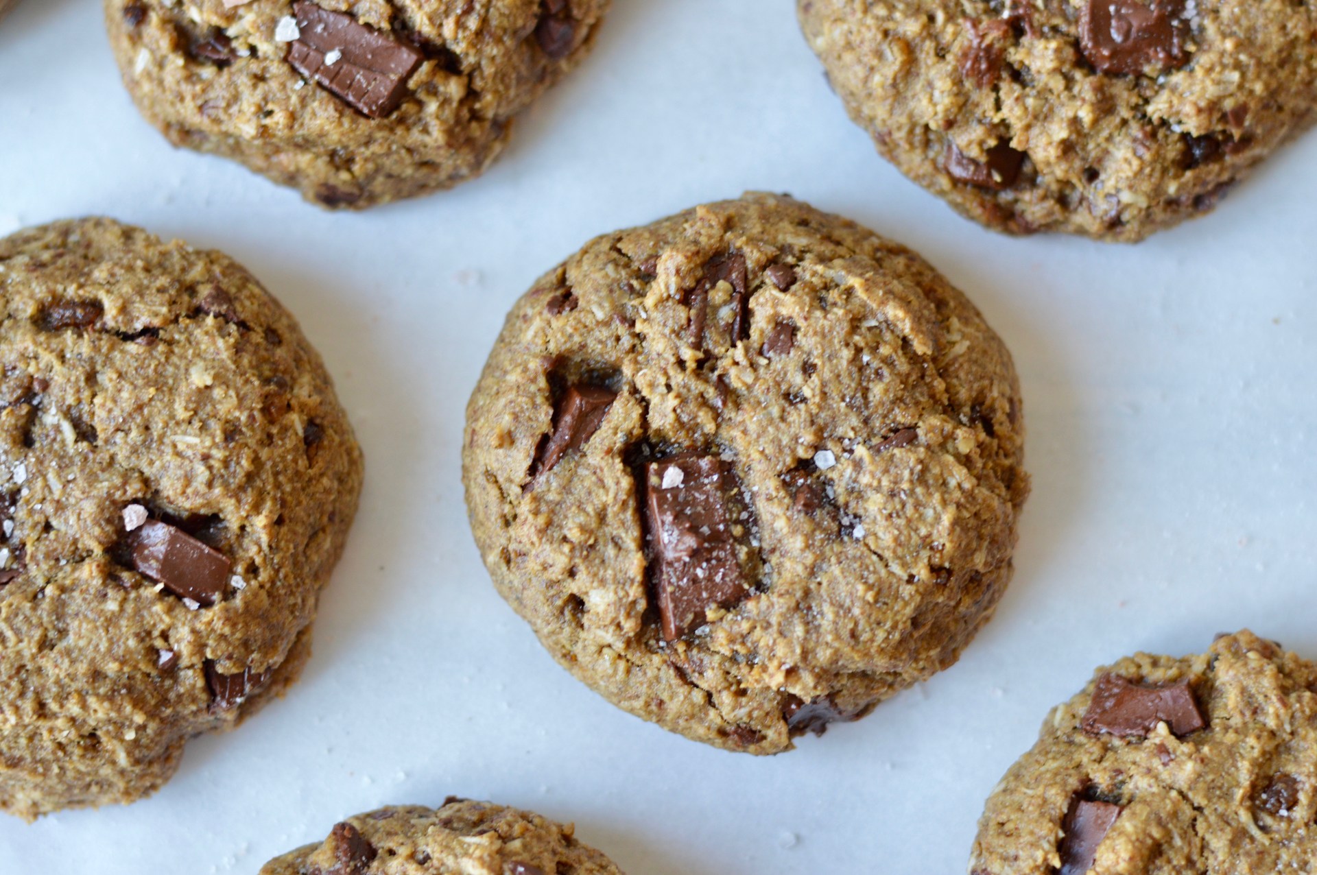 Chocolate chunk gluten-free cookies.